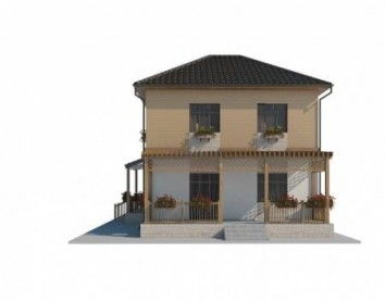 Проект дома из блоков 10-2024