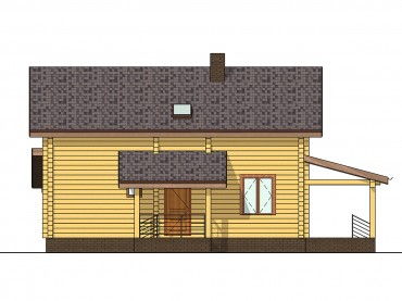 Проект деревянного дома 3-7