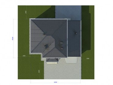 Проект дома из блоков 1649