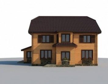 Проект деревянного дома 10-2084