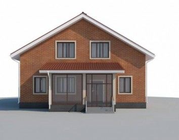 Проект дома из блоков 10-2159-2