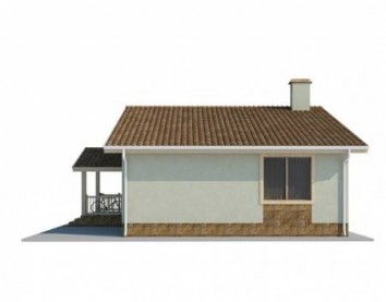 Проект дома из блоков м42