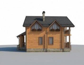 Проект деревянного дома 10-2193