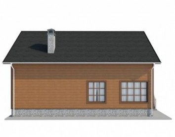 Проект деревянного дома 10-2132