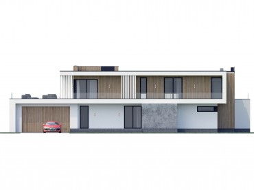 Проект дома из блоков 1-37