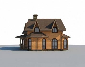 Проект деревянного дома 10-2220