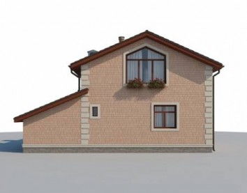Проект дома из блоков 10-2148