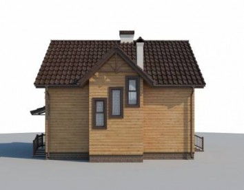 Проект деревянного дома 10-2233