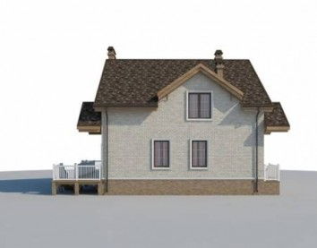 Проект дома из блоков 10-2209