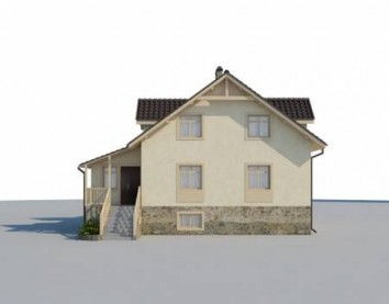 Проект дома из блоков 10-2094