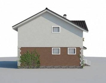 Проект дома из блоков 10-2040