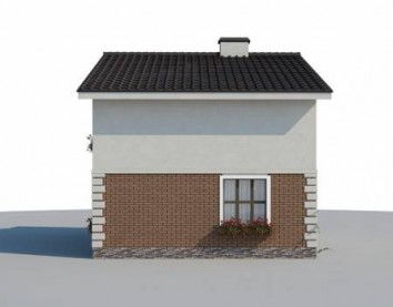 Проект дома из блоков 10-2040