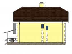 Проект дома из блоков 1-48