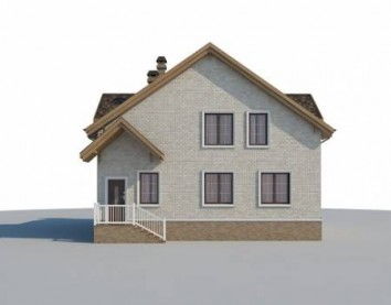 Проект дома из блоков 10-2209