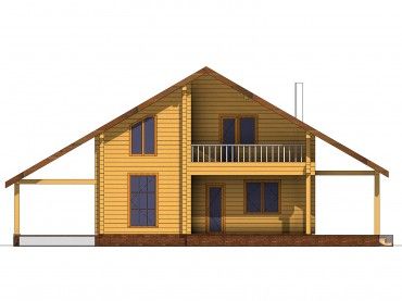 Проект деревянного дома 3-3