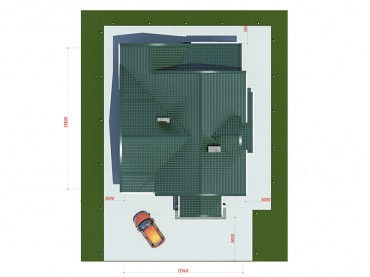 Проект дома из блоков 1506