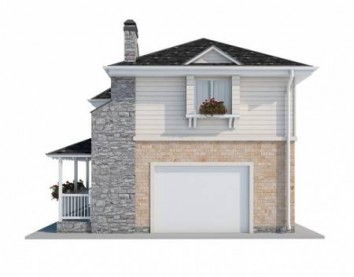 Проект каркасного дома 10-2086