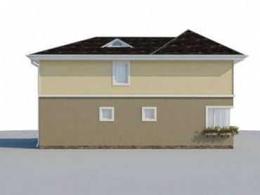 Проект дома из блоков 10-2086-2