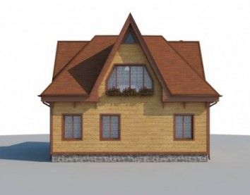 Проект деревянного дома 10-2228