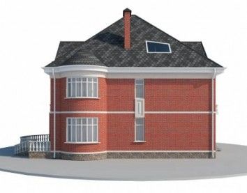 Проект дома из блоков 10-2164