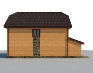 Проект деревянного дома 10-2084