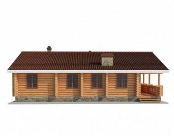 Проект деревянного дома 10-2144