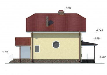 Проект каменного дома 1118