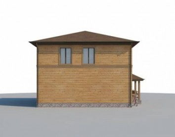 Проект деревянного дома 10-2039-2