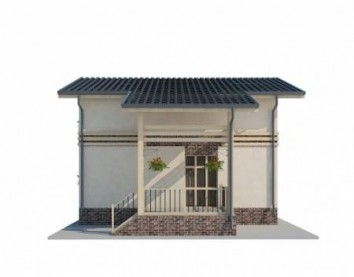 Проект дома из блоков 10-2023