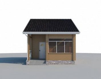 Проект деревянного дома 10-2016