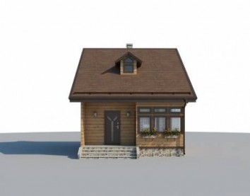 Проект деревянного дома 10-2235