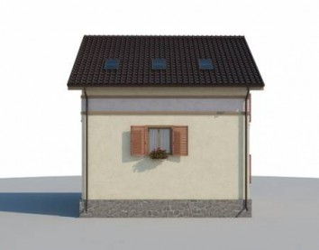 Проект дома из блоков 10-2096