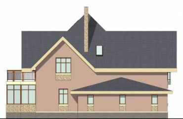 Проект дома из блоков 1545