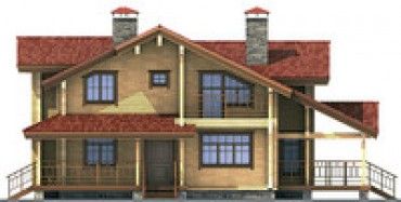 Проект деревянного дома 1026