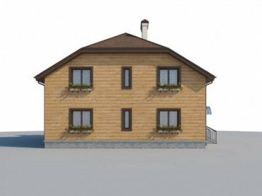 Проект деревянного дома 10-181-2