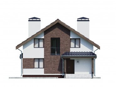 Проект дома из блоков м8