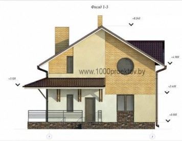 Проект дома из блоков 1-62