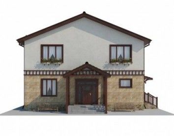 Проект дома из блоков 10-2017