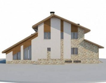 Проект дома из блоков 10-2169