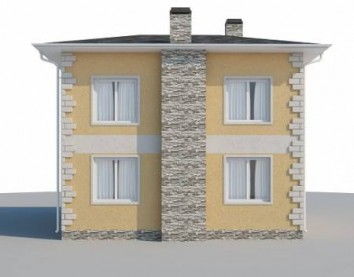 Проект дома из блоков 10-2004