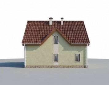 Проект дома из блоков 10-2244