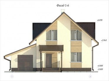 Проект дома из блоков 1-61