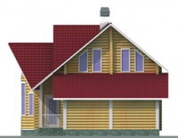 Проект деревянного дома 1040