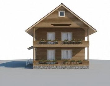 Проект деревянного дома 10-2097