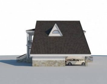 Проект дома из блоков 10-2089