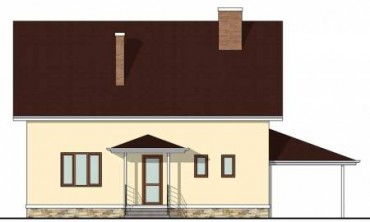 Проект дома из блоков 1509