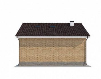 Проект дома из блоков 10-2059-2
