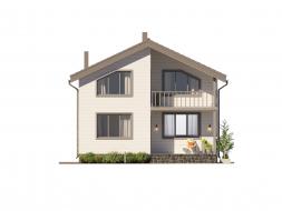 Проект каркасного дома 2-11