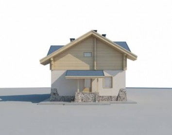 Проект дома из блоков 10-2093