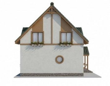 Проект дома из блоков 10-2046